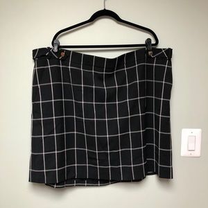 LOFT Plus Size Plaid Skirt Size 24